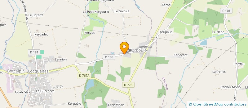 localisation de l'entreprise MONSIEUR JEAN-RENE MANOUVRIER  LOCQUELTAS