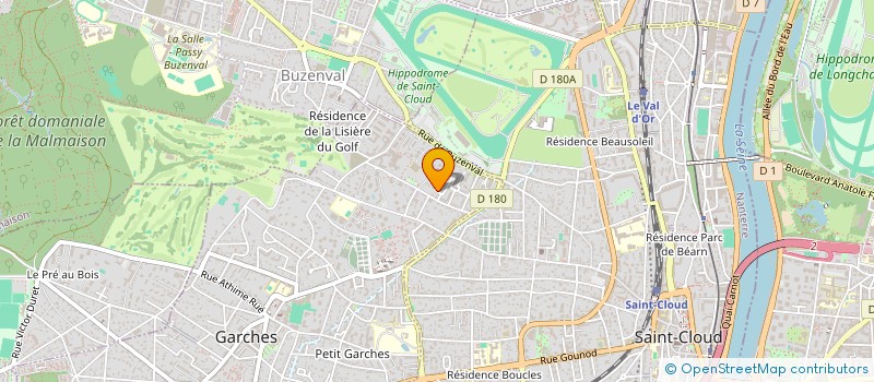 localisation de l'entreprise MONSIEUR JEAN-RENE NERET à GARCHES