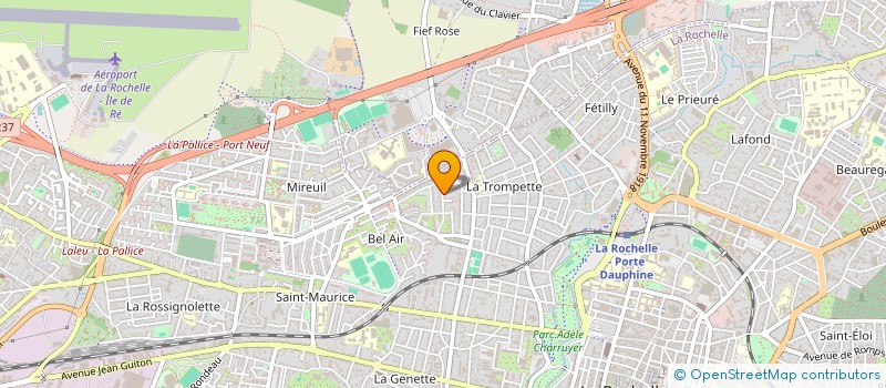 localisation de l'entreprise MONSIEUR JEAN-RENE PARIS  LA ROCHELLE