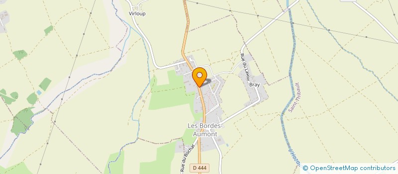 localisation de l'entreprise MONSIEUR JEAN RENE PEREA NARANJO  LES BORDES AUMONT