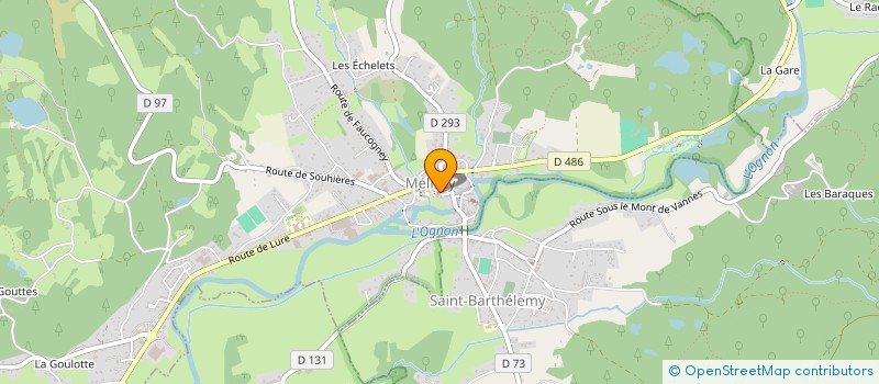 localisation de l'entreprise MONSIEUR JEAN-RENE PETIT  MELISEY