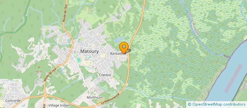 localisation de l'entreprise MONSIEUR JEAN-RENE PIERRE  MATOURY