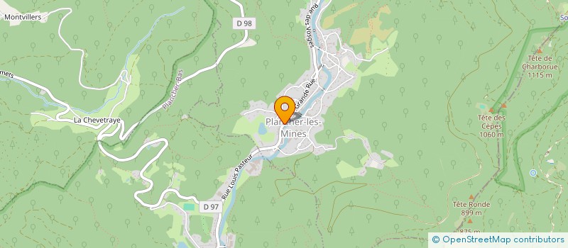 localisation de l'entreprise MONSIEUR JEAN-RENE SONET  PLANCHER-LES-MINES