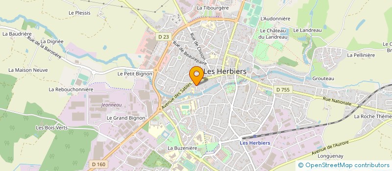 localisation de l'entreprise MONSIEUR JEAN-RENE SOULARD à LES HERBIERS