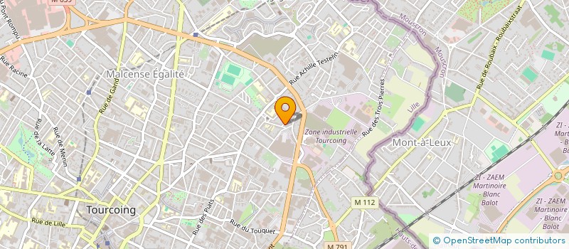localisation de l'entreprise MONSIEUR JEAN-RENE TAHAR à TOURCOING