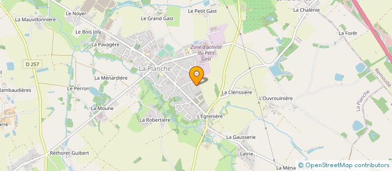 localisation de l'entreprise MONSIEUR JEAN-RENE THOMAS à LA PLANCHE