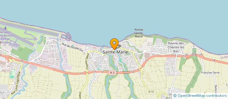 localisation de l'entreprise MONSIEUR JEAN RENE VALLIAMEE CALLY à SAINTE-MARIE