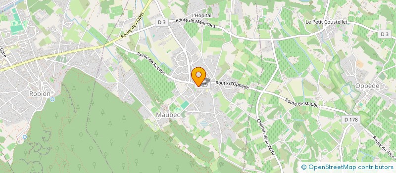 localisation de l'entreprise MONSIEUR JEAN-RENE VIALE  MAUBEC