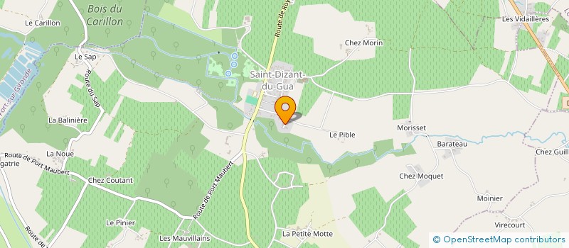 localisation de l'entreprise MONSIEUR JEAN RENEAU  SAINT-DIZANT-DU-GUA