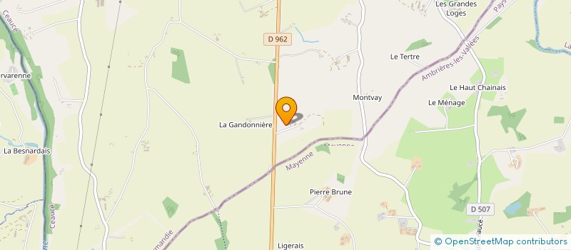 localisation de l'entreprise MONSIEUR JEAN RENIER à CEAUCE