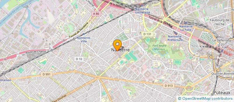 localisation de l'entreprise MONSIEUR JEAN RENOLDE  NANTERRE