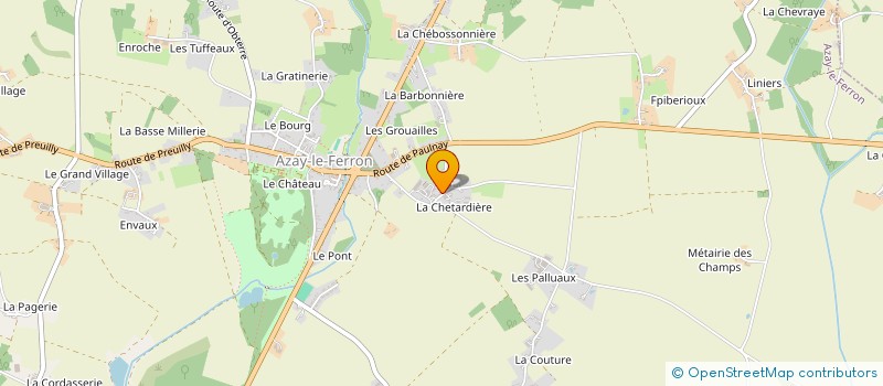 localisation de l'entreprise MONSIEUR JEAN RENONCET à AZAY-LE-FERRON