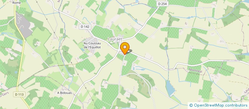 localisation de l'entreprise MONSIEUR JEAN REON  LAGRAULET-DU-GERS