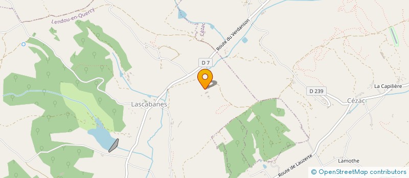 localisation de l'entreprise MONSIEUR JEAN RESCOUSSERY  LENDOU-EN-QUERCY