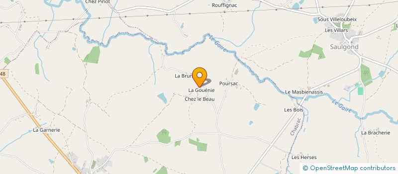 localisation de l'entreprise MONSIEUR JEAN RESTOUX à CHABRAC