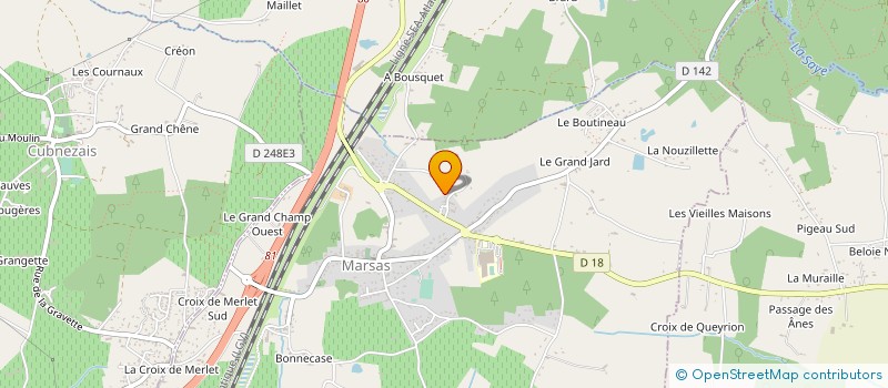 localisation de l'entreprise MONSIEUR JEAN REVAIRE  MARSAS