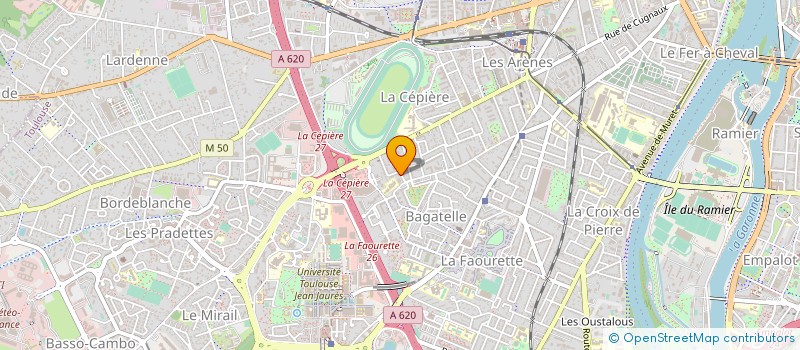 localisation de l'entreprise MONSIEUR JEAN REVELIN à TOULOUSE