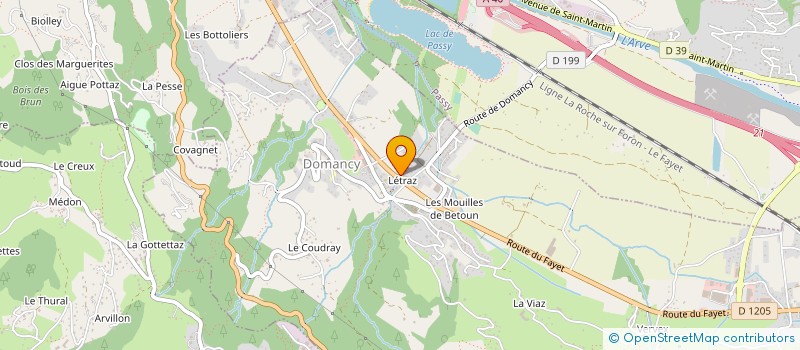 localisation de l'entreprise MONSIEUR JEAN REVENAZ à DOMANCY