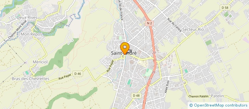 localisation de l'entreprise MONSIEUR JEAN REVERZY  SAINT-ANDRE