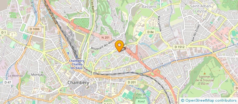 localisation de l'entreprise MONSIEUR JEAN REVIL  CHAMBERY