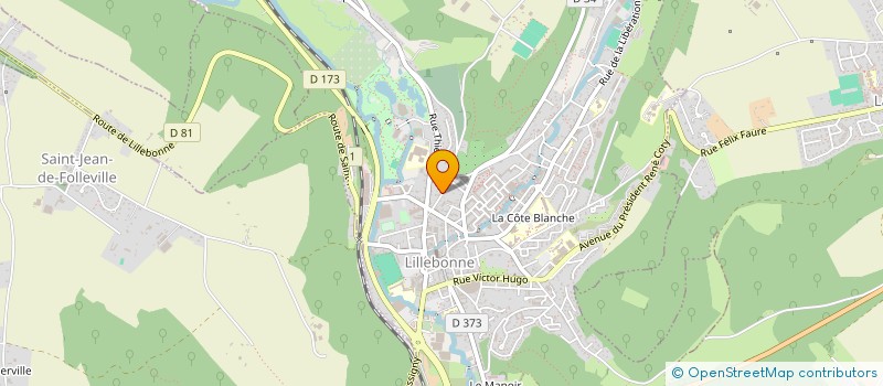 localisation de l'entreprise MONSIEUR JEAN REVILLON  LILLEBONNE