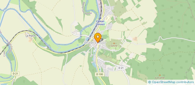 localisation de l'entreprise MONSIEUR JEAN REVIRON à CHATEL-CENSOIR