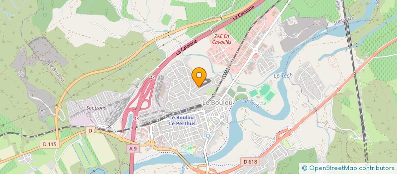 localisation de l'entreprise MONSIEUR JEAN REY  LE BOULOU