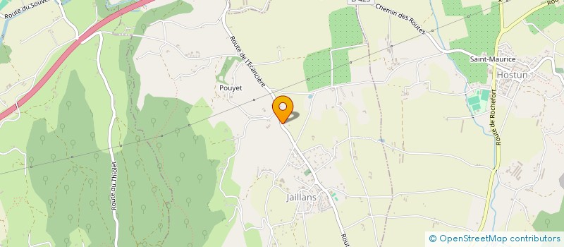 localisation de l'entreprise MONSIEUR JEAN REY  JAILLANS