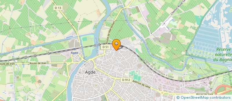 localisation de l'entreprise MONSIEUR JEAN REY à AGDE