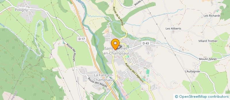 localisation de l'entreprise MONSIEUR JEAN REY  SAINT-BONNET-EN-CHAMPSAUR