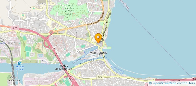 localisation de l'entreprise MONSIEUR JEAN REYES  MARTIGUES