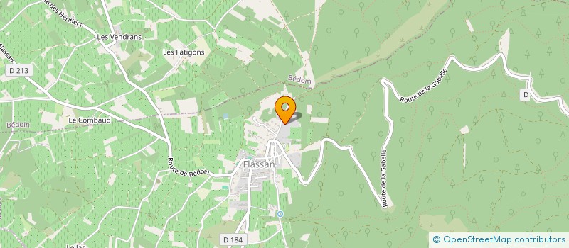 localisation de l'entreprise MONSIEUR JEAN REYNARD  FLASSAN