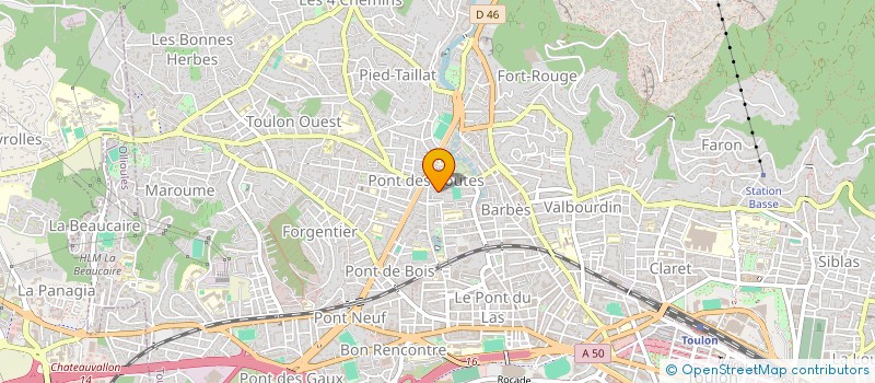 localisation de l'entreprise MONSIEUR JEAN REYNAUD  TOULON