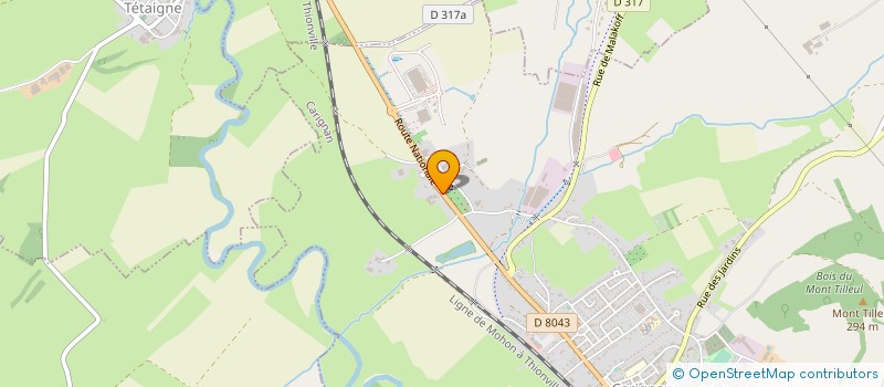 localisation de l'entreprise MONSIEUR JEAN REZETTE  CARIGNAN