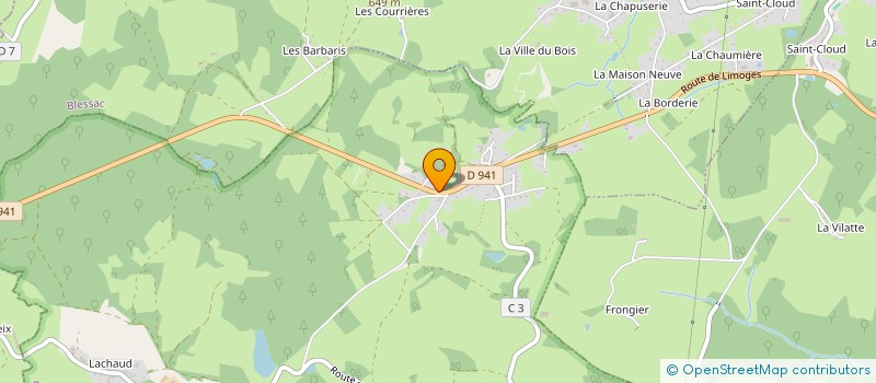 localisation de l'entreprise MONSIEUR JEAN RHEIN à AUBUSSON