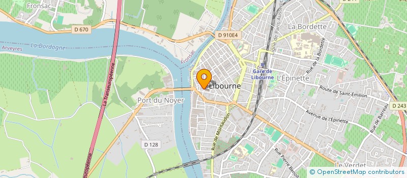 localisation de l'entreprise MONSIEUR JEAN RHEINART à LIBOURNE
