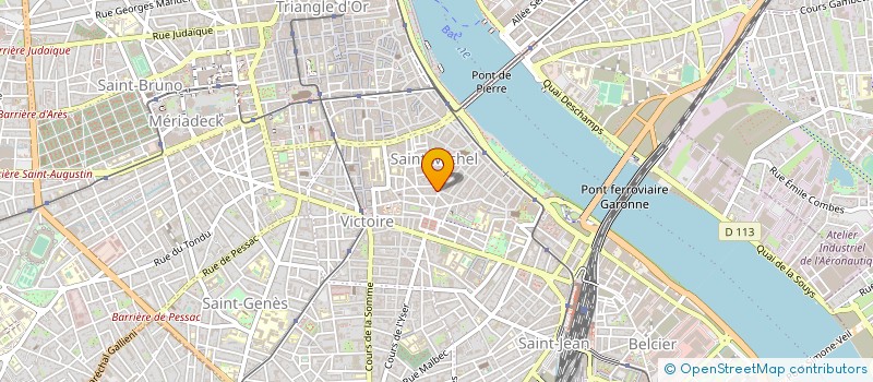 localisation de l'entreprise MONSIEUR JEAN RIBEROT à BORDEAUX