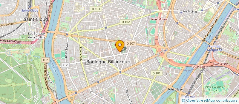 localisation de l'entreprise MONSIEUR JEAN RIBET à BOULOGNE-BILLANCOURT