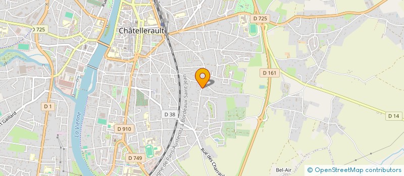 localisation de l'entreprise MONSIEUR JEAN RIBREAU à CHATELLERAULT