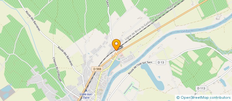 localisation de l'entreprise MONSIEUR JEAN RICARD à LISLE-SUR-TARN