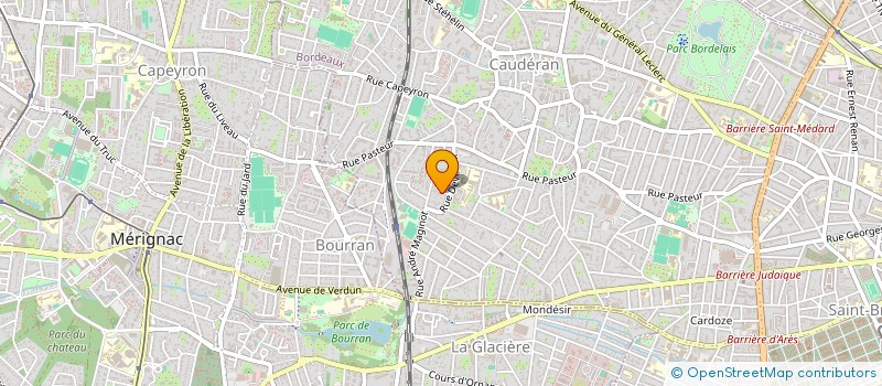 localisation de l'entreprise MONSIEUR JEAN RICAUD  BORDEAUX