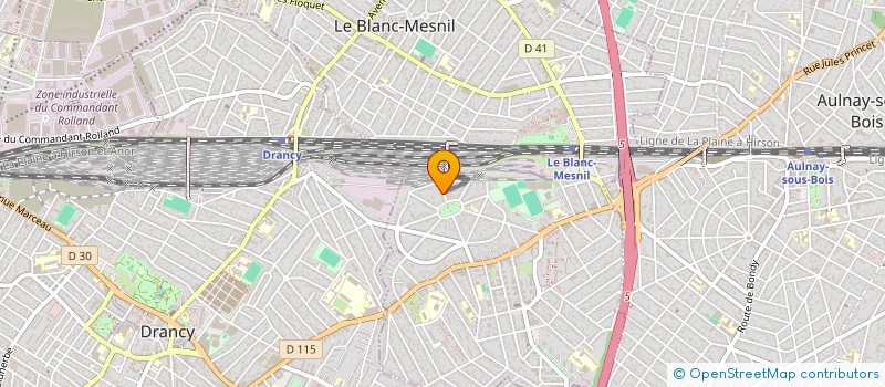 localisation de l'entreprise MONSIEUR JEAN RICCOBONO à LE BLANC-MESNIL