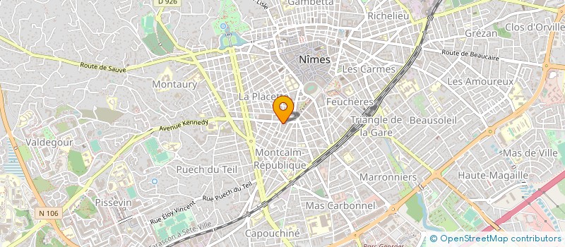 localisation de l'entreprise MONSIEUR JEAN RICHARD  NIMES