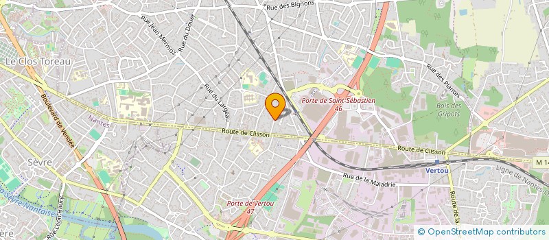 localisation de l'entreprise MONSIEUR JEAN RICHARD à SAINT-SEBASTIEN-SUR-LOIRE