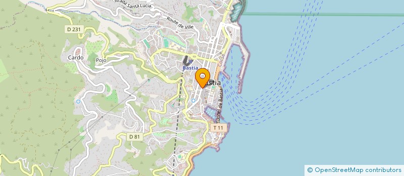 localisation de l'entreprise MONSIEUR JEAN RICHARD à BASTIA