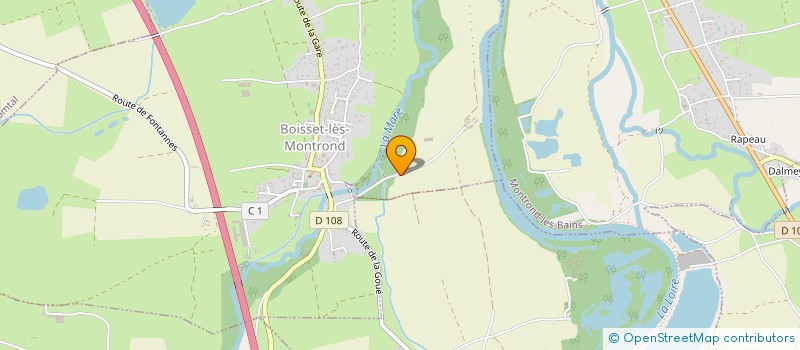 localisation de l'entreprise MONSIEUR JEAN RICHARD  BOISSET-LES-MONTROND
