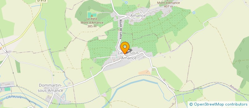 localisation de l'entreprise MONSIEUR JEAN RICHARD  LAITRE-SOUS-AMANCE