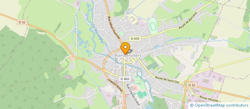 localisation de l'entreprise MONSIEUR JEAN RICHARD  RAMBERVILLERS