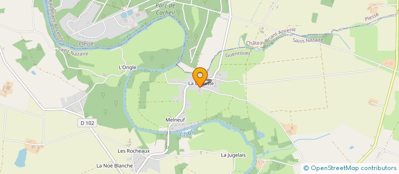 localisation de l'entreprise MONSIEUR JEAN RICHARD à GUENROUET