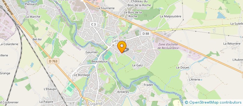 localisation de l'entreprise MONSIEUR JEAN RICHARD  GETIGNE